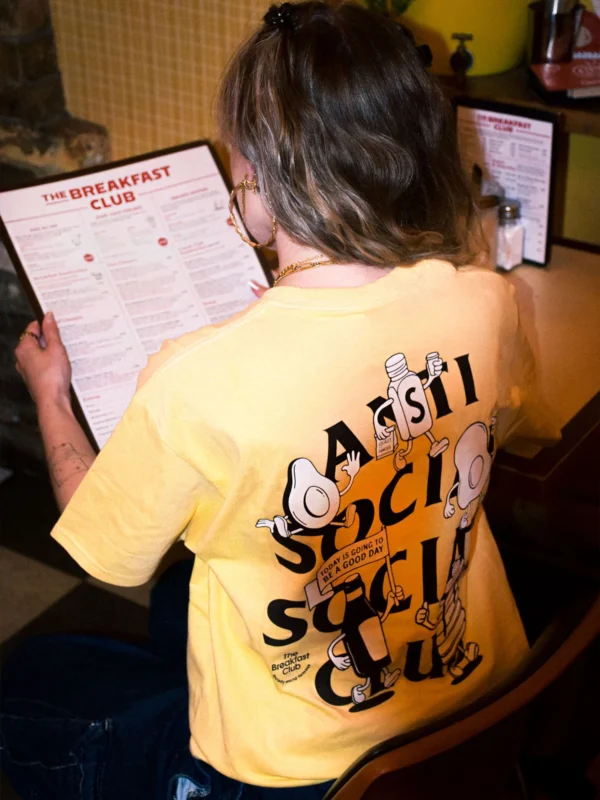ASSC x The Breakfast Club Mascots Tee - Daffodil - Image 3