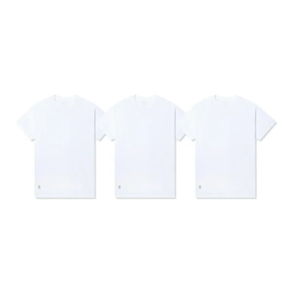 ASSC Mini Logo Undershirt 3-Pack - White