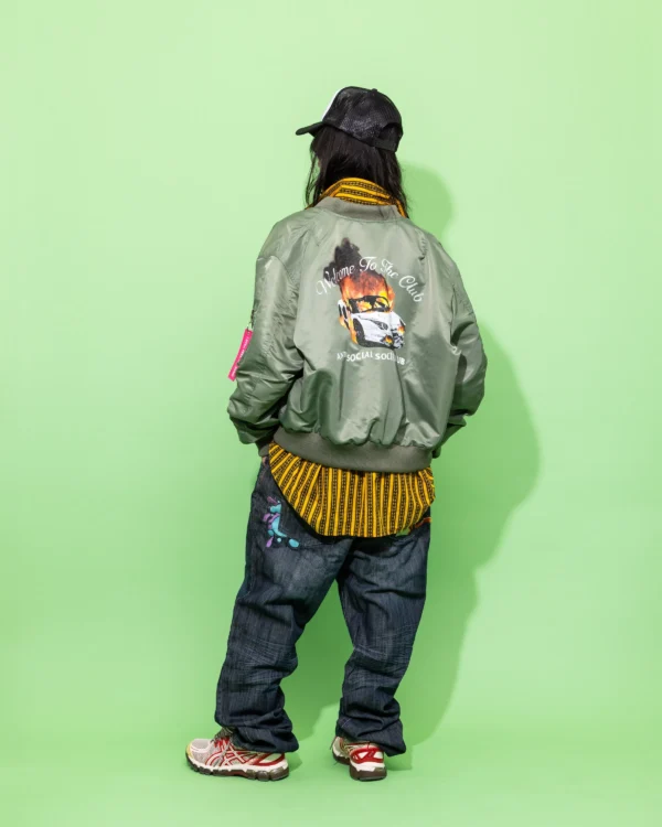 Welcome To The Club MA-1 Jacket - Image 2