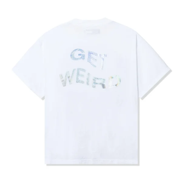 Get Weird Hologram Tee - White - Image 2
