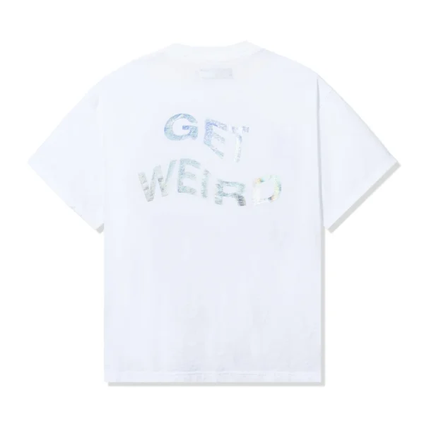 Get Weird Hologram Tee - White