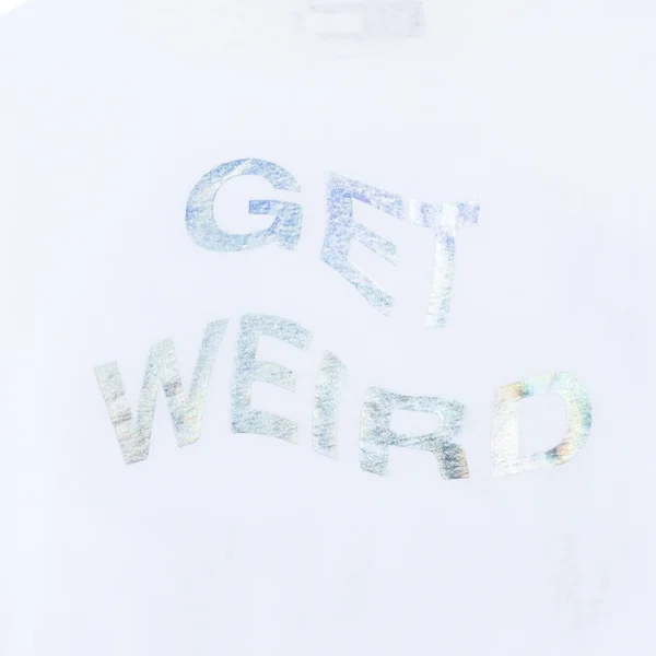 Get Weird Hologram Tee - White - Image 5